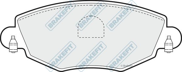 APEC BRAKING Комплект тормозных колодок, дисковый тормоз PD3053